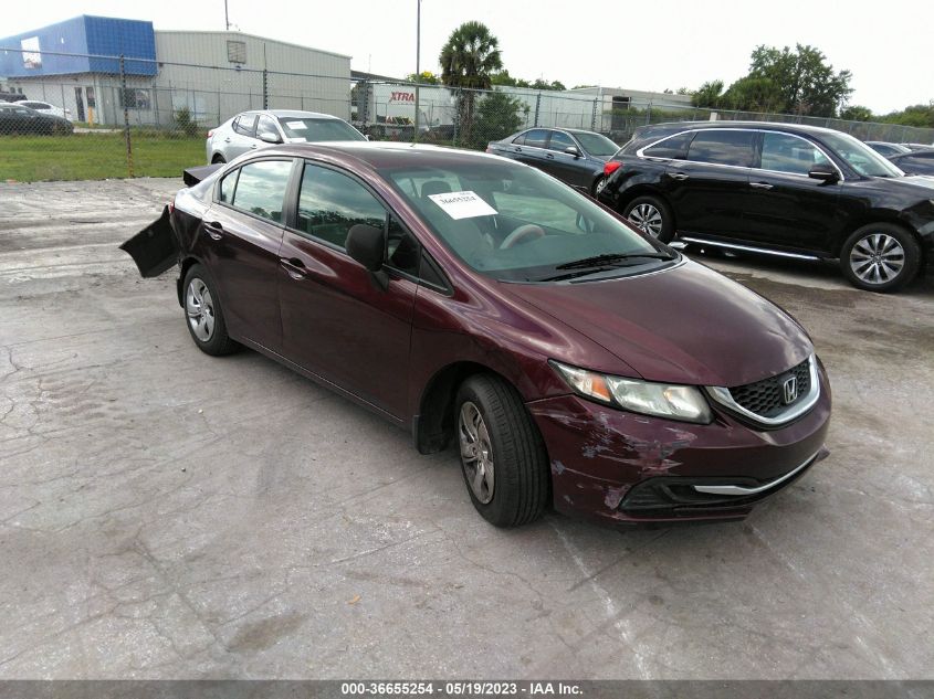 2014 HONDA CIVIC SEDAN LX - 19XFB2F56EE006144