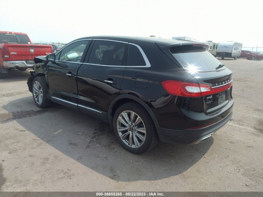 2017 LINCOLN MKX RESERVE - 2LMPJ8LP5HBL40189