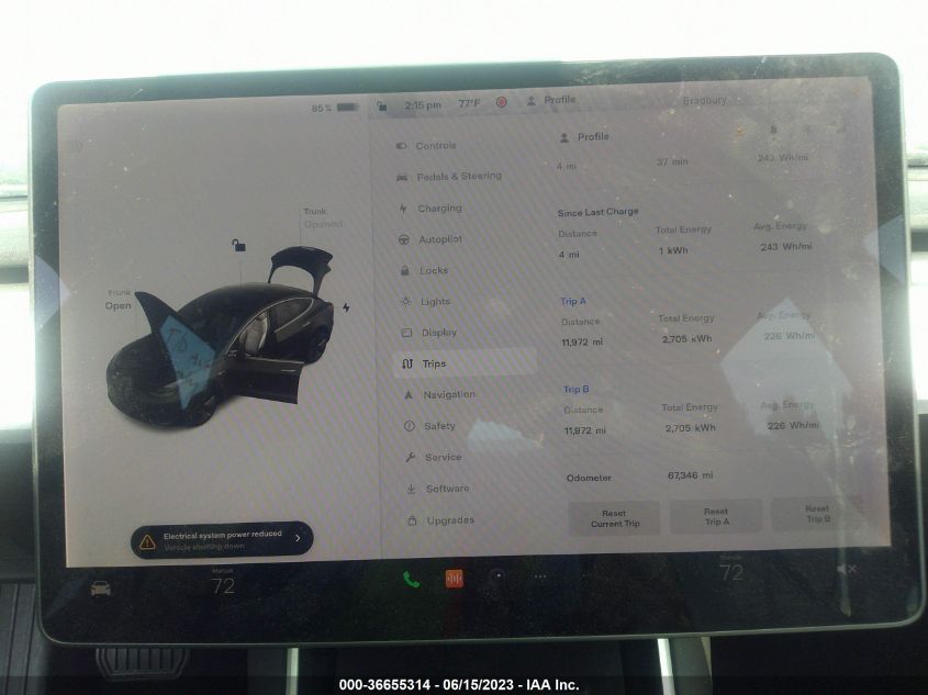 2019 TESLA MODEL 3 RANGE - 5YJ3E1EA6KF312026