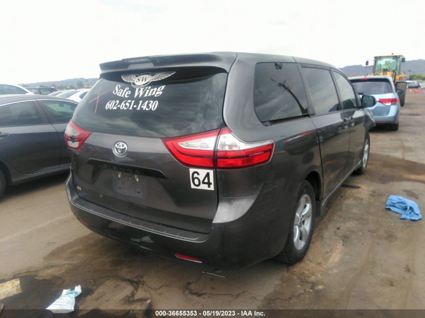 2018 TOYOTA SIENNA L - 5TDZZ3DC6JS938439