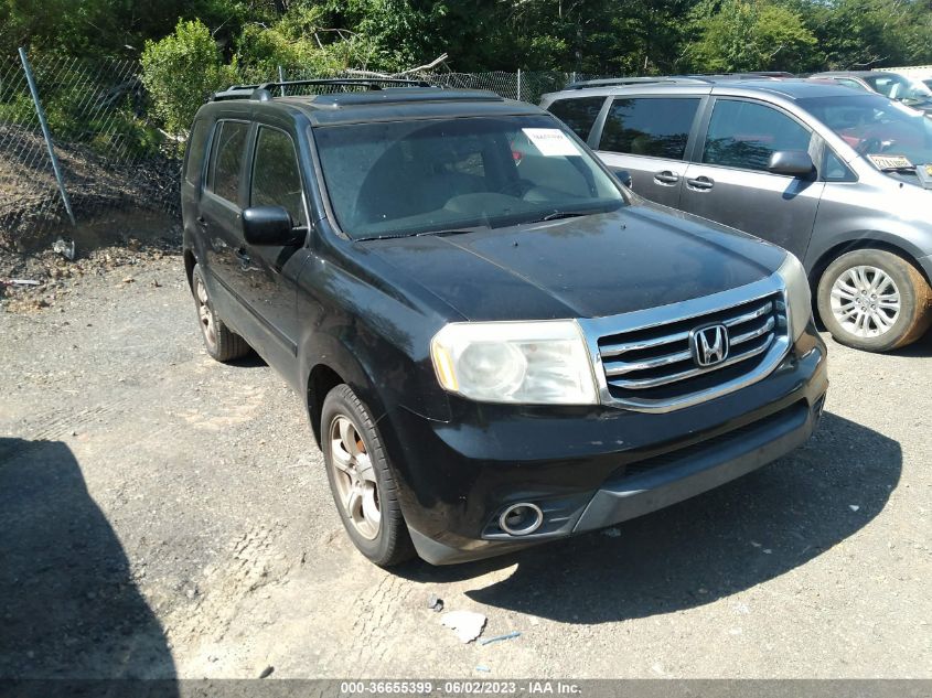 2013 HONDA PILOT EX-L - 5FNYF3H76DB015310