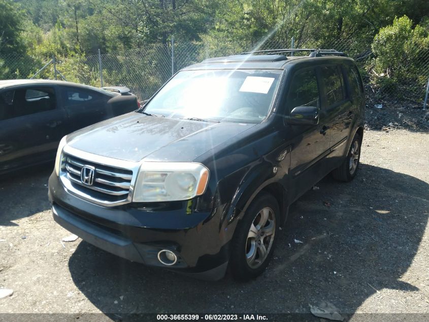 2013 HONDA PILOT EX-L - 5FNYF3H76DB015310