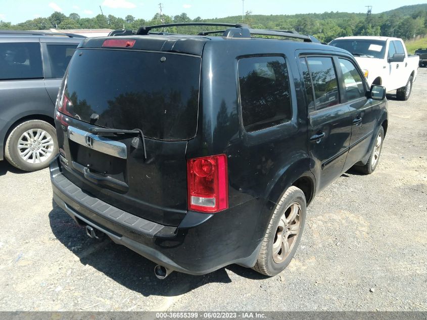 2013 HONDA PILOT EX-L - 5FNYF3H76DB015310