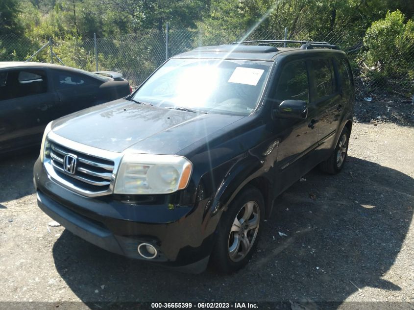 2013 HONDA PILOT EX-L - 5FNYF3H76DB015310