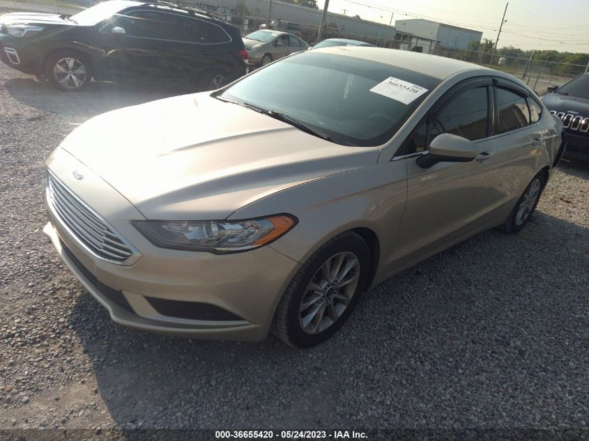 2017 FORD FUSION SE - 3FA6P0HD4HR174832