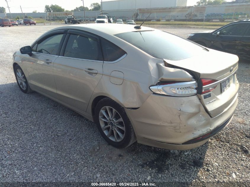 2017 FORD FUSION SE - 3FA6P0HD4HR174832