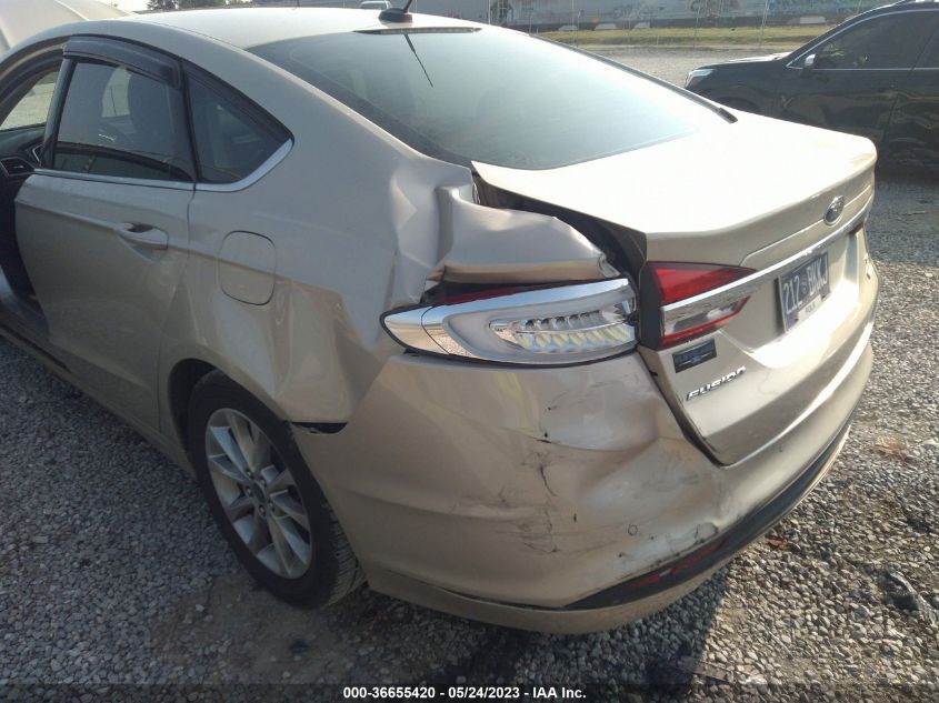 2017 FORD FUSION SE - 3FA6P0HD4HR174832