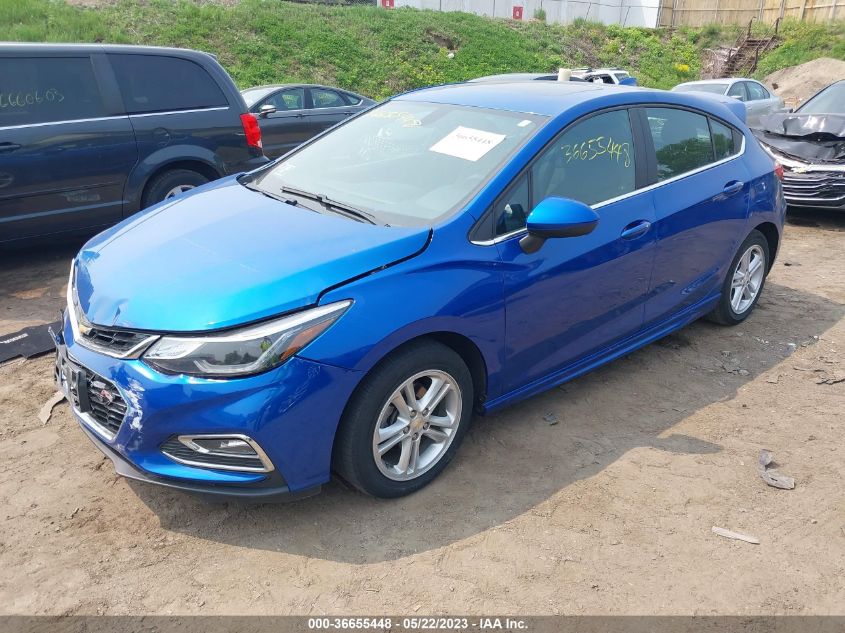 2017 CHEVROLET CRUZE LT - 3G1BE6SM4HS509423
