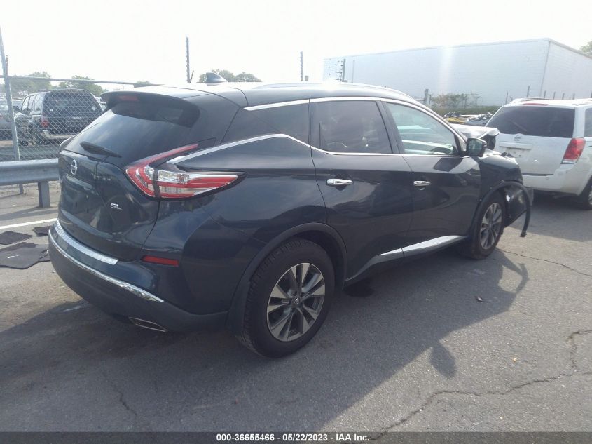 2016 NISSAN MURANO SL - 5N1AZ2MG5GN155312