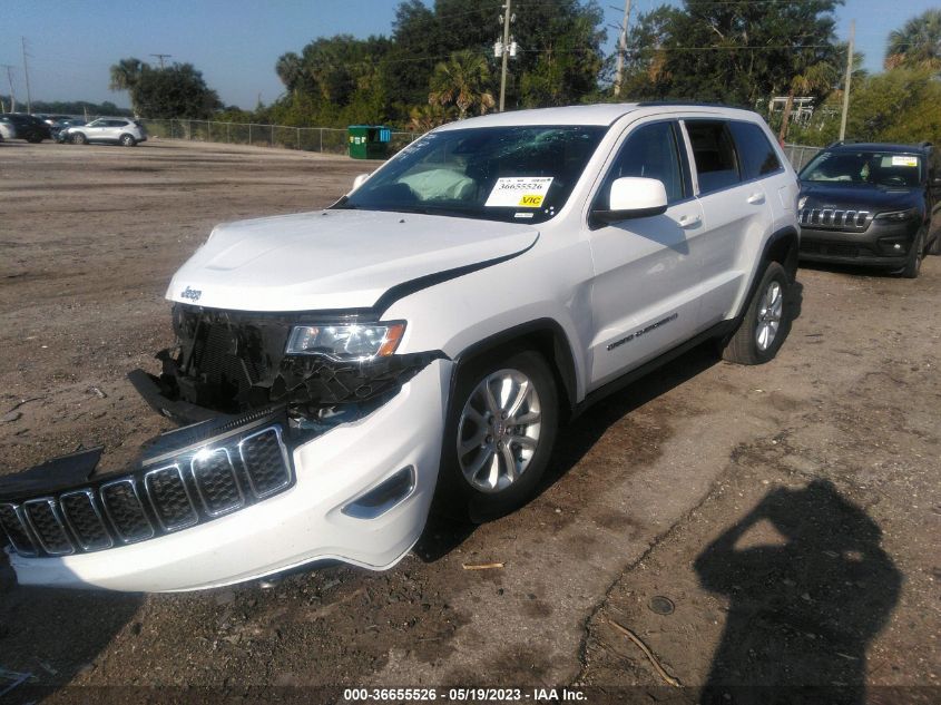 2022 JEEP GRAND CHEROKEE WK LAREDO X 1C4RJEAG3NC155029