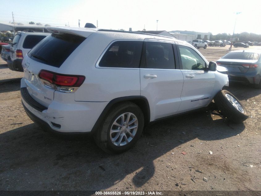 2022 JEEP GRAND CHEROKEE WK LAREDO X 1C4RJEAG3NC155029
