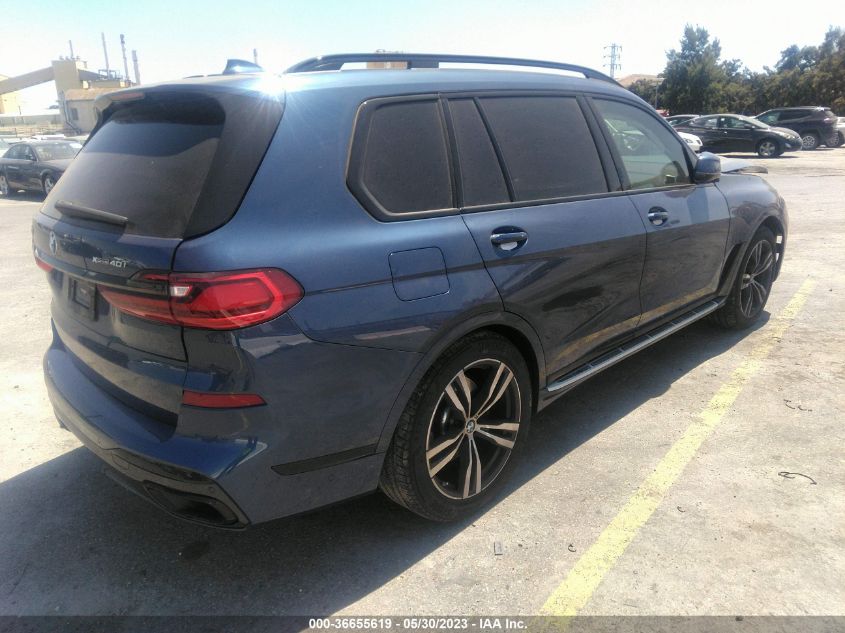 2022 BMW X7 XDRIVE40I - 5UXCW2C04N9L95935