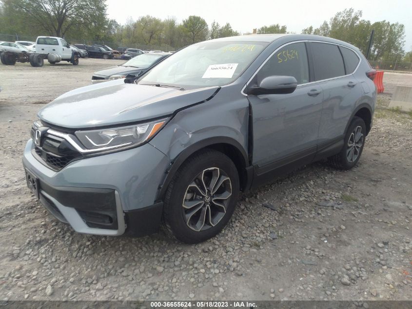 2022 HONDA CR-V EX-L - 7FARW2H85NE000343