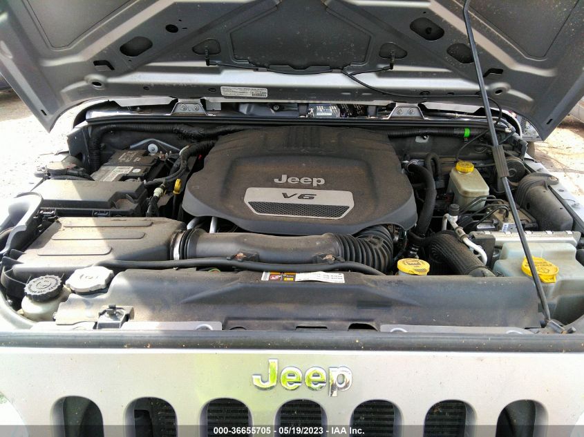 2014 JEEP WRANGLER UNLIMITED SPORT - 1C4BJWDGXEL133466