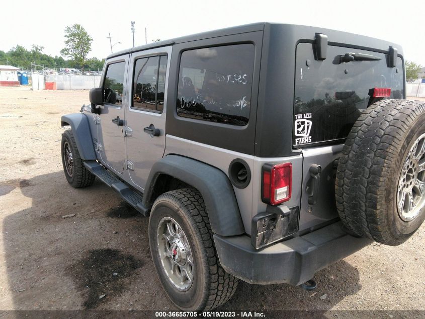 2014 JEEP WRANGLER UNLIMITED SPORT - 1C4BJWDGXEL133466