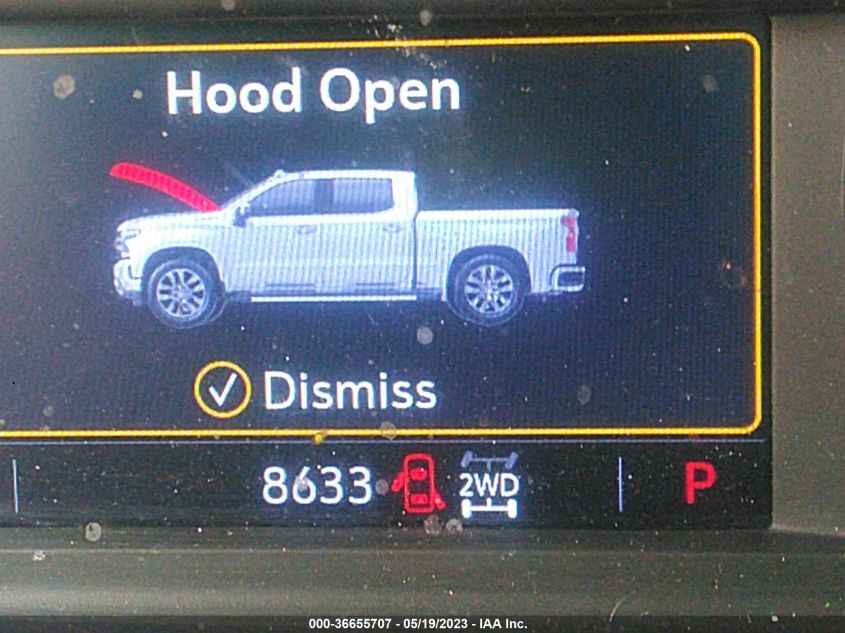 2022 CHEVROLET SILVERADO 1500 LTD RST 3GCUYEED0NG163043