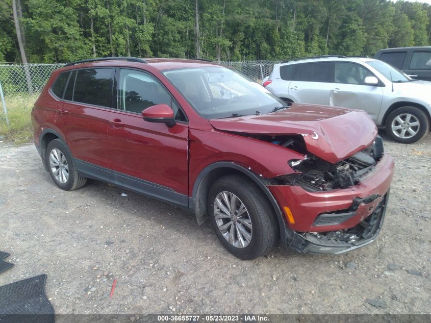 2018 VOLKSWAGEN TIGUAN S - 3VV1B7AX8JM019706