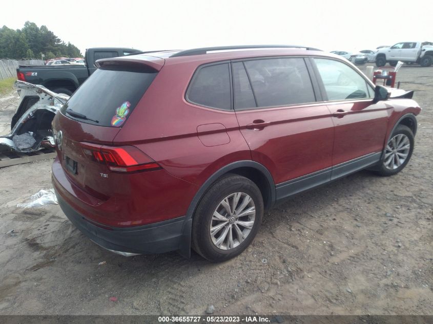 2018 VOLKSWAGEN TIGUAN S - 3VV1B7AX8JM019706