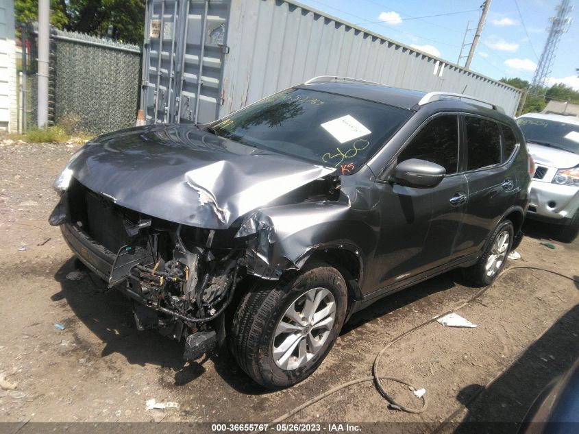 2015 NISSAN ROGUE SV - KNMAT2MV0FP503671