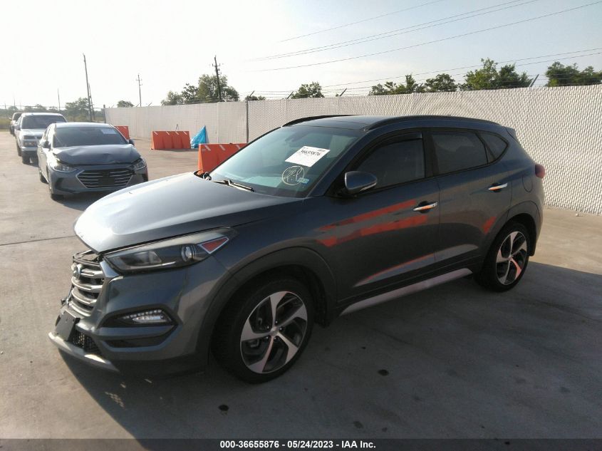 2017 HYUNDAI TUCSON LIMITED - KM8J33A24HU377606