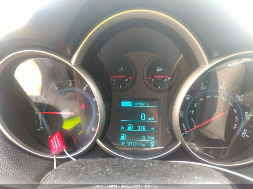 2014 CHEVROLET CRUZE 1LT - 1G1PC5SB3E7349727