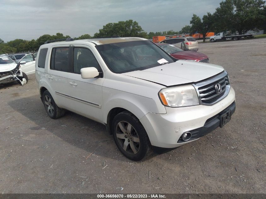 2013 HONDA PILOT TOURING - 5FNYF4H98DB026266