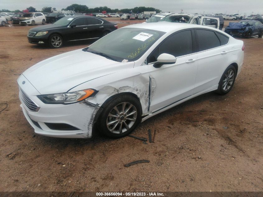 2017 FORD FUSION SE - 3FA6P0H75HR370658