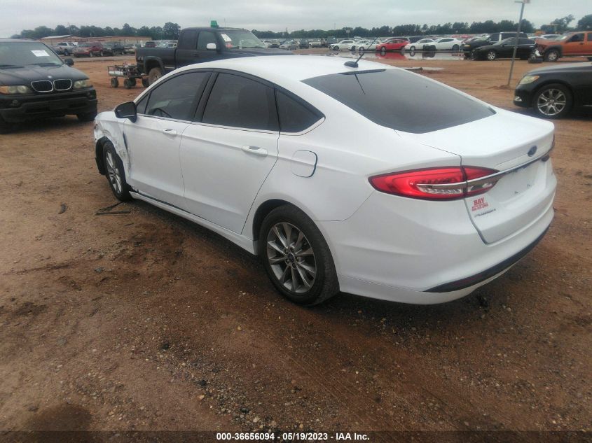 2017 FORD FUSION SE - 3FA6P0H75HR370658