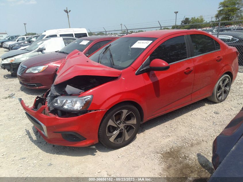 2018 CHEVROLET SONIC PREMIER - 1G1JF5SB4J4134382