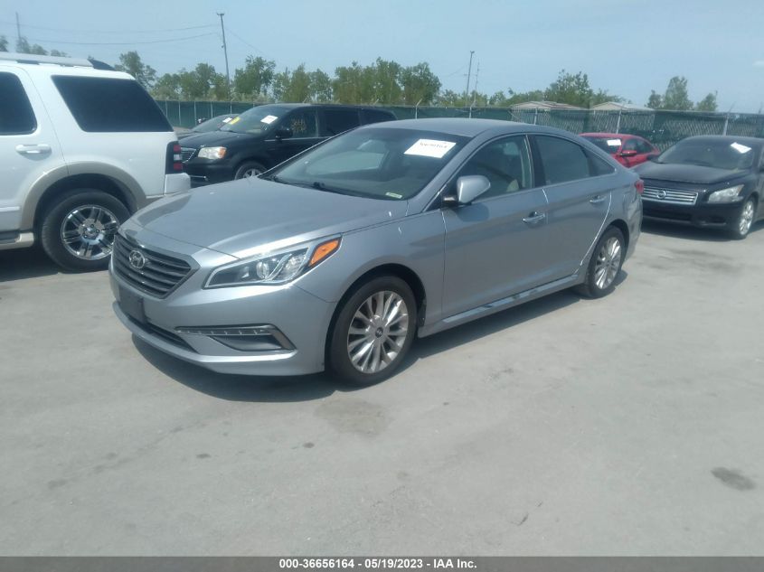 2015 HYUNDAI SONATA 2.4L LIMITED - 5NPE34AF0FH068558