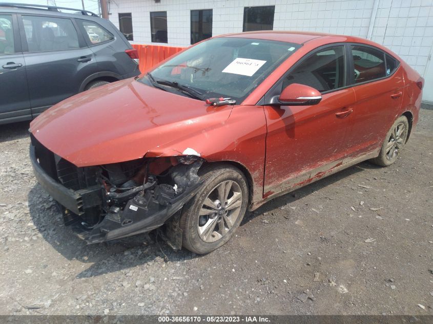 2017 HYUNDAI ELANTRA GL - KMHD84LF2HU168434