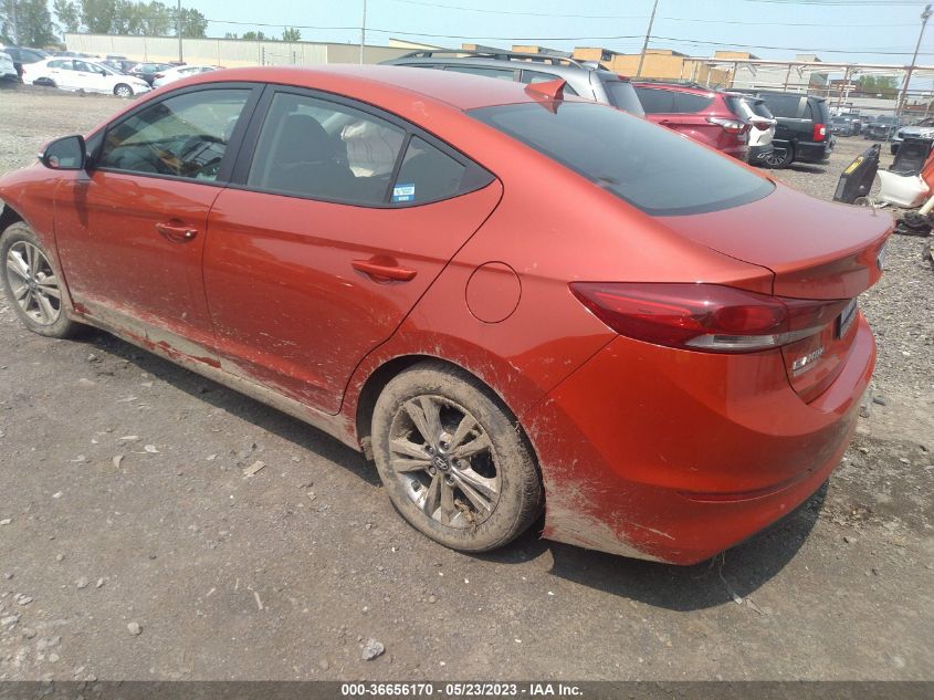 2017 HYUNDAI ELANTRA GL - KMHD84LF2HU168434