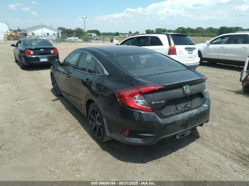 2020 HONDA CIVIC SEDAN SPORT - 19XFC2F80LE020657