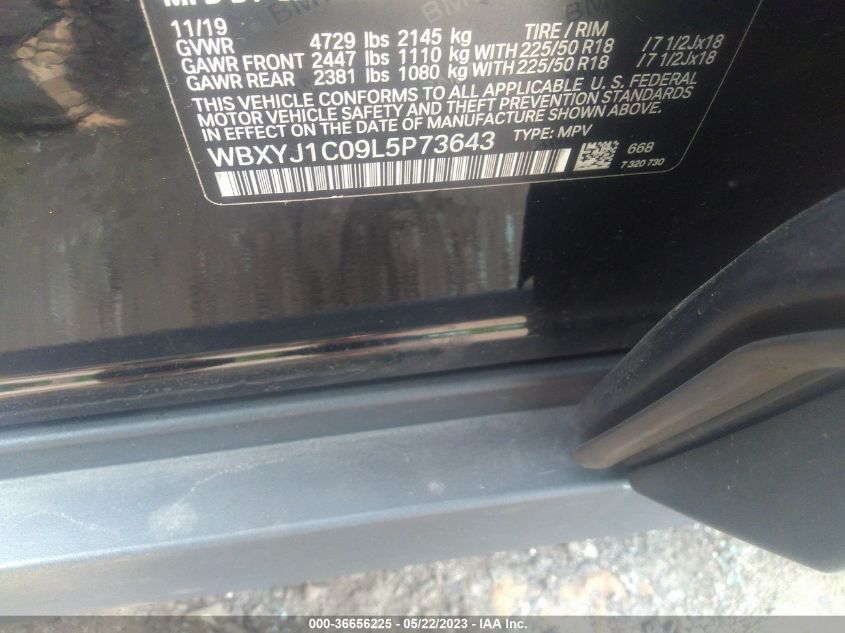 2020 BMW X2 XDRIVE28I - WBXYJ1C09L5P73643