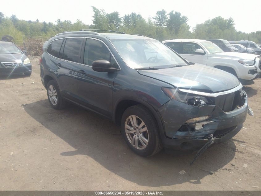 2016 HONDA PILOT LX - 5FNYF6H18GB092861