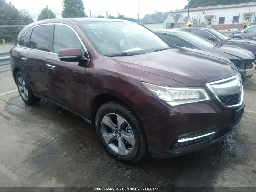 2014 ACURA MDX - 5FRYD4H28EB004034