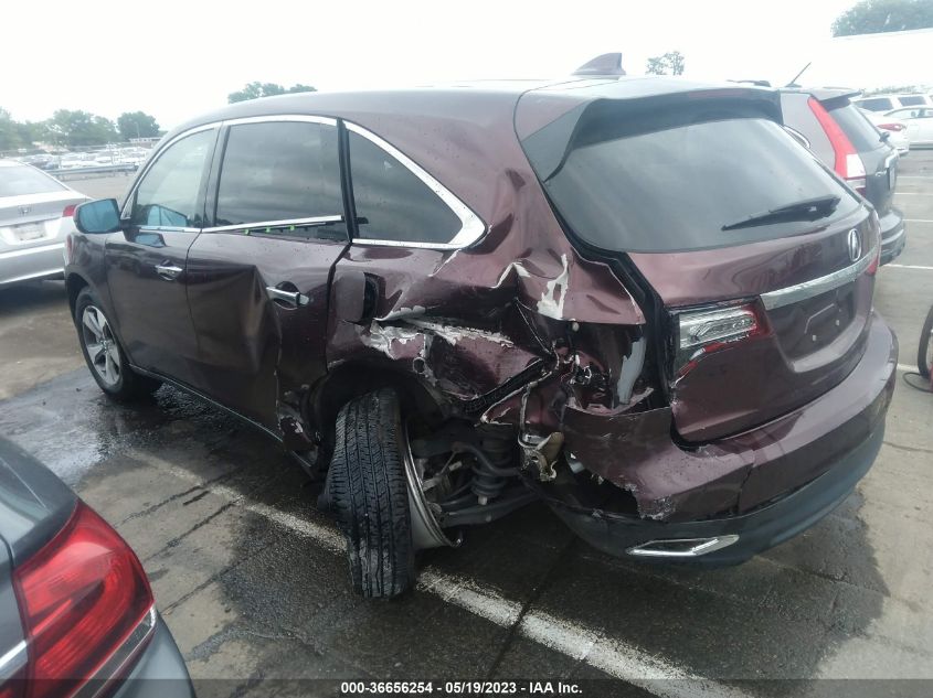 2014 ACURA MDX - 5FRYD4H28EB004034