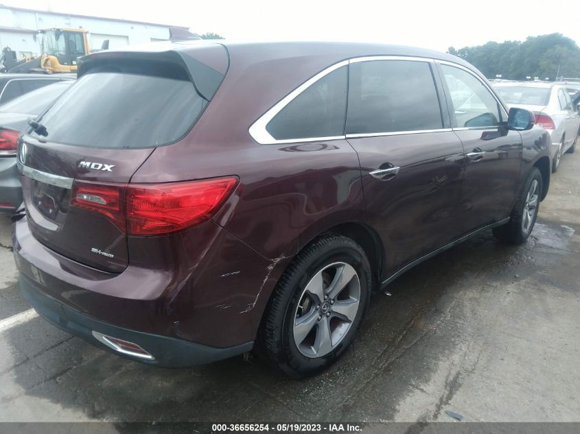 2014 ACURA MDX - 5FRYD4H28EB004034