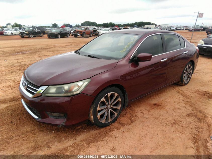 2014 HONDA ACCORD SEDAN SPORT - 1HGCR2F57EA179089