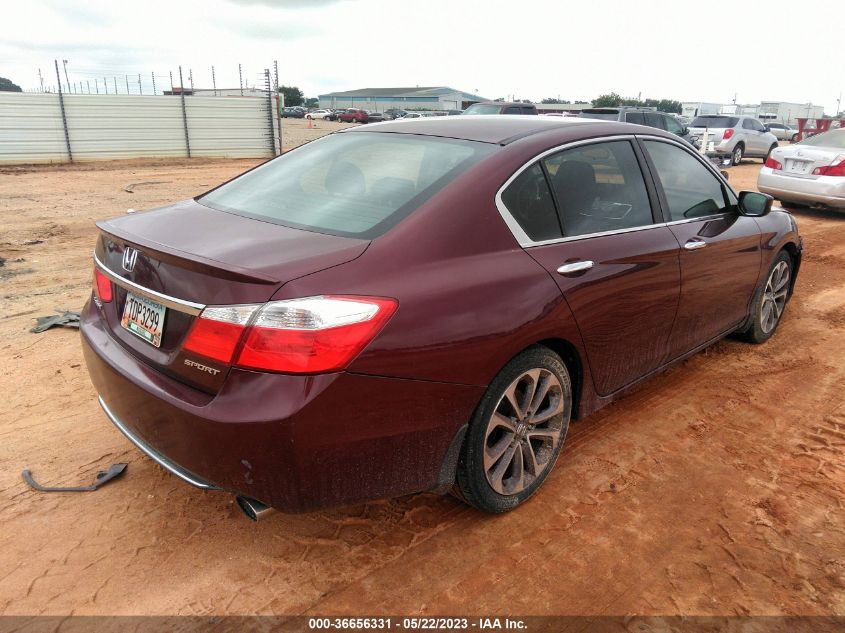 2014 HONDA ACCORD SEDAN SPORT - 1HGCR2F57EA179089