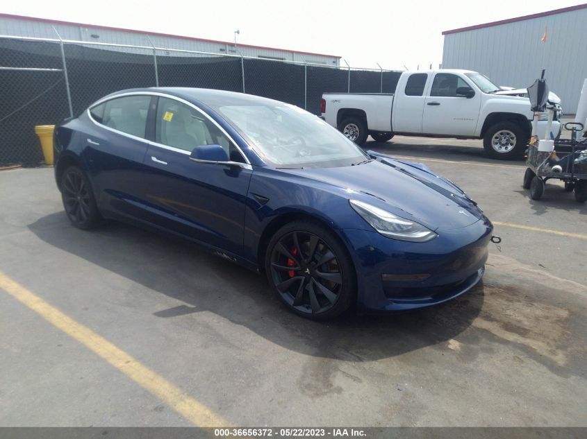 2020 TESLA MODEL 3 PERFORMANCE - 5YJ3E1EC9LF796468