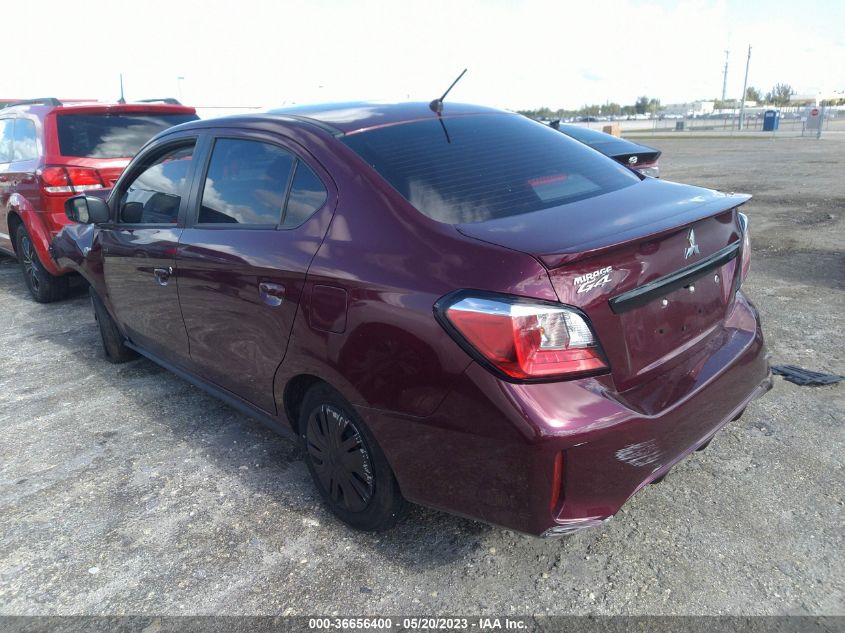 2022 MITSUBISHI MIRAGE G4 ES/LE/BLACK EDITION - ML32FUFJ6NHF03545