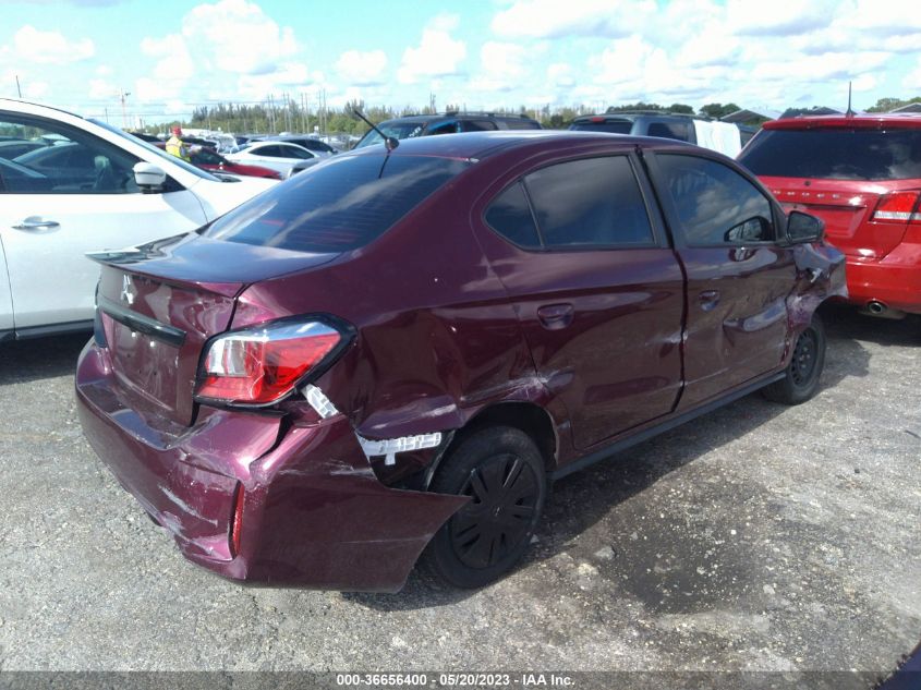 2022 MITSUBISHI MIRAGE G4 ES/LE/BLACK EDITION - ML32FUFJ6NHF03545
