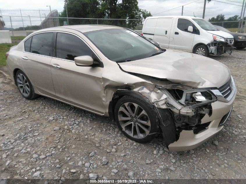 2014 HONDA ACCORD SEDAN SPORT - 1HGCR2F53EA009585