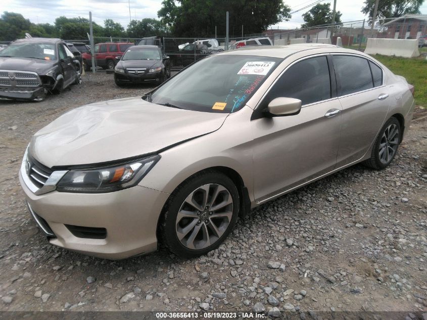 2014 HONDA ACCORD SEDAN SPORT - 1HGCR2F53EA009585