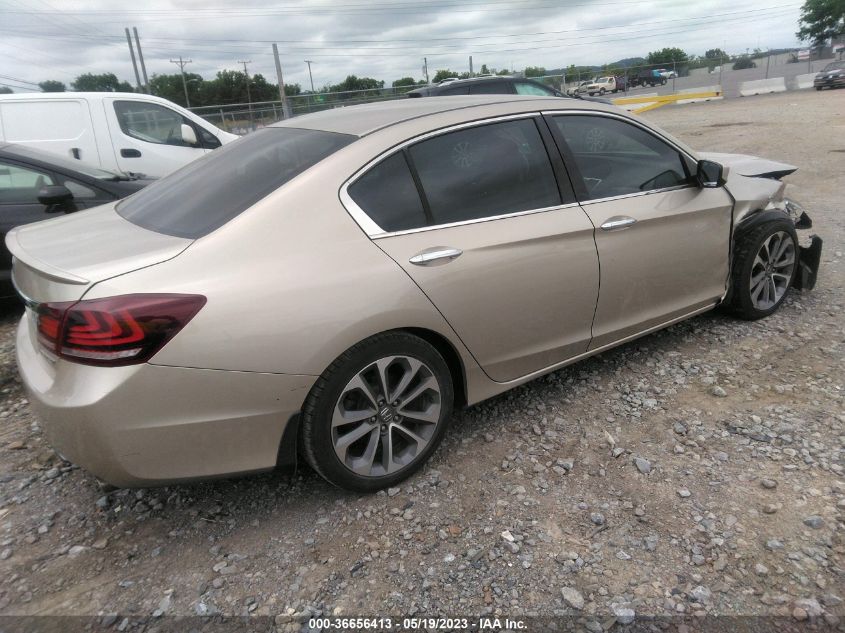 2014 HONDA ACCORD SEDAN SPORT - 1HGCR2F53EA009585