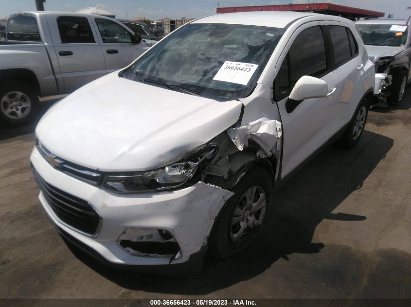 2017 CHEVROLET TRAX LS - 3GNCJKSB1HL133196