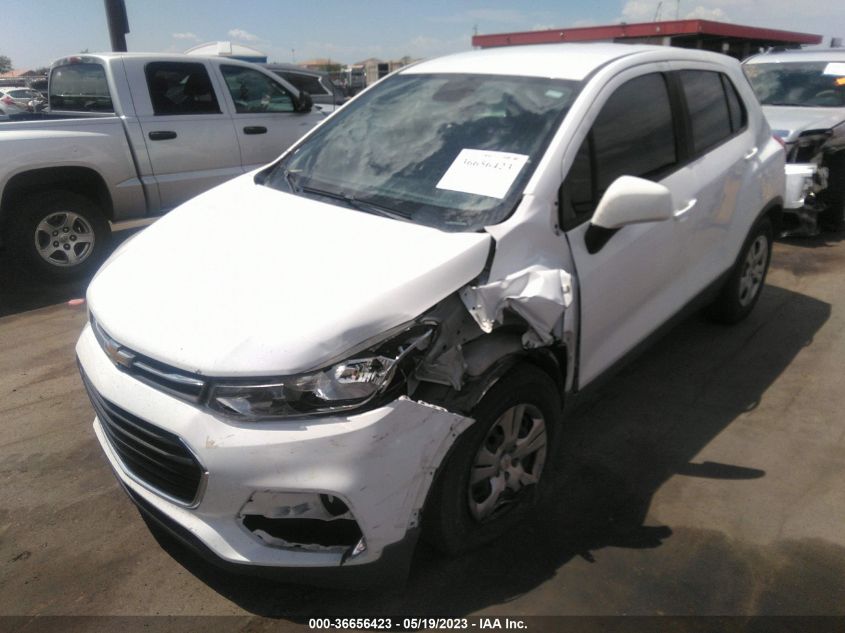 2017 CHEVROLET TRAX LS - 3GNCJKSB1HL133196