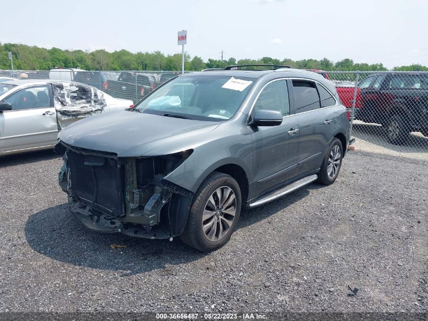 2014 ACURA MDX TECH PKG - 5FRYD4H49EB019658
