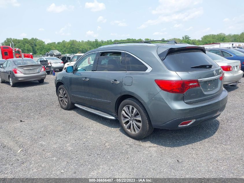 2014 ACURA MDX TECH PKG - 5FRYD4H49EB019658